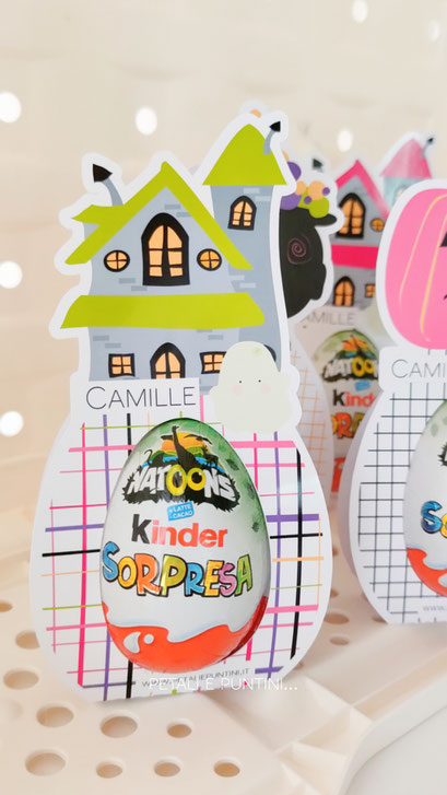 Ovetto kinder personalizzato Halloween