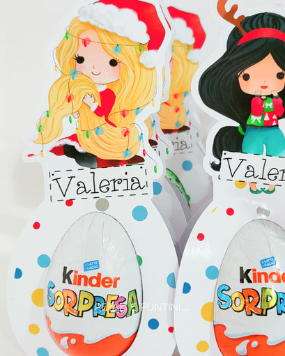 Ovetti kinder principesse natalizie