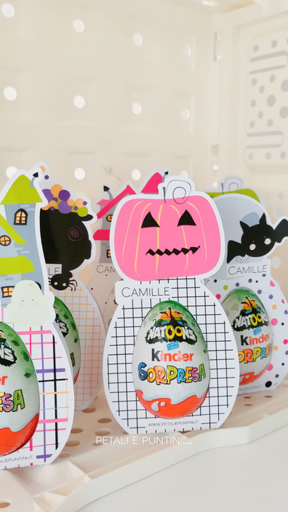 Ovetto kinder personalizzato Halloween