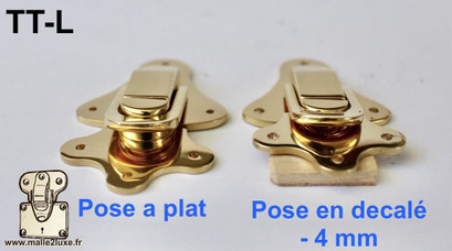 Grand fermoir TT-L Malle2luxe pour fabrication de malles et coffres.