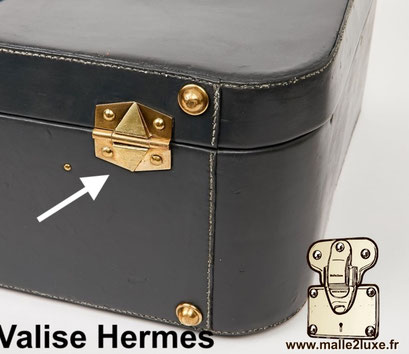Old stock CTR-M solid brass stop hinge distributed by Trenois Decamps.