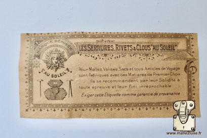 Traditional stamped solid brass construction.