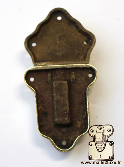 Large FTA-XL solid brass trunk latch, old stock, never used.