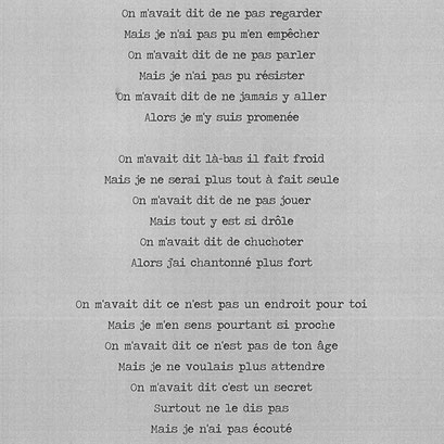 On m'avait dit