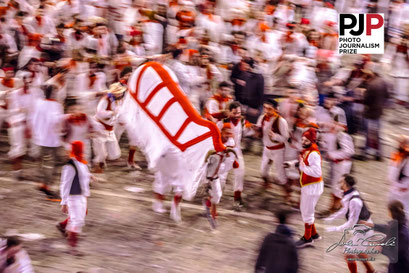 Photo Journalism Prize 2026. Recognizing Excellence In Photojournalism. Carnevale Storico di Offida ~ Bove Finto. © Luca Cameli Photographer