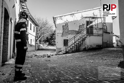 Photo Journalism Prize 2026. Recognizing Excellence In Photojournalism. Per Non Dimenticare: Terremoto Centro Italia 2016. © Luca Cameli Photographer
