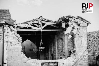 Photo Journalism Prize 2026. Recognizing Excellence In Photojournalism. Per Non Dimenticare: Terremoto Centro Italia 2016. © Luca Cameli Photographer