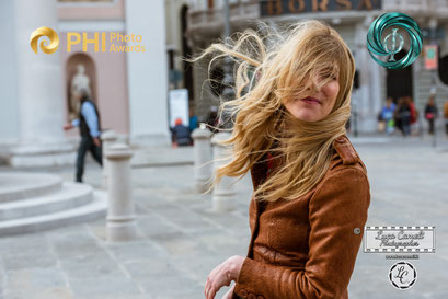 Phi Photography Awards 2025 ~ Honorable Mention. Styling Hair & Outfit by Bora. © Luca Cameli Photographer