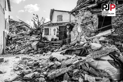 Photo Journalism Prize 2026. Recognizing Excellence In Photojournalism. Per Non Dimenticare: Terremoto Centro Italia 2016. © Luca Cameli Photographer