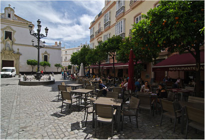 Altstadt Cadiz, Spanien