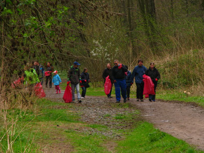Die zweite Reinigungsgruppe an diesem Tag von der Lebenshilfe e.V