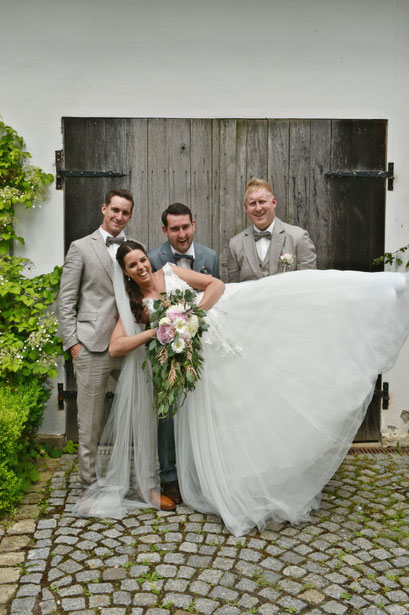 klassische Hochzeit auf dem Land