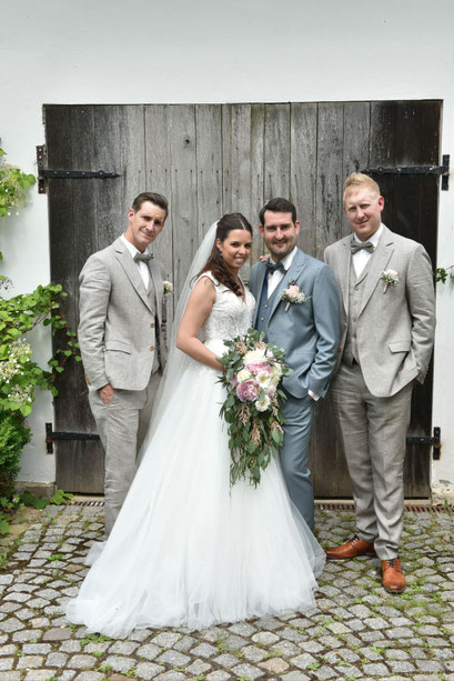 klassische Hochzeit auf dem Land