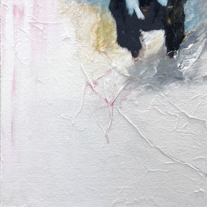 Power 2, 20x20cm, Foto und Acryl auf Malpappe, 2023