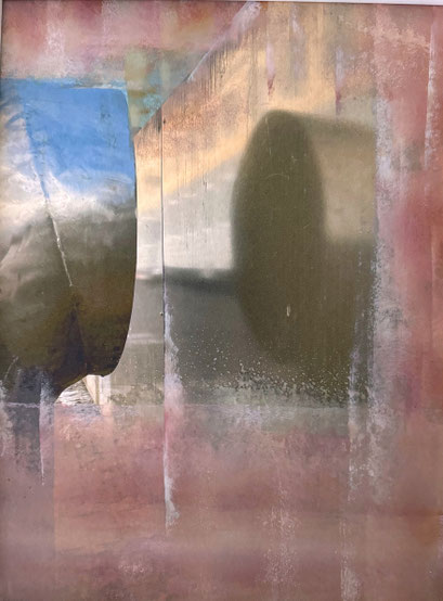 Urbanes Bonn 5, 30x40cm, Acryl auf Fotodruck, 2024