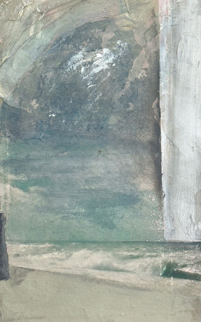 Weite 3, 25x40cm, Acryl auf Fotodruck, 2023