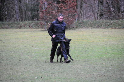 Martin Mittermaier mit Maick von der Wolfskralle