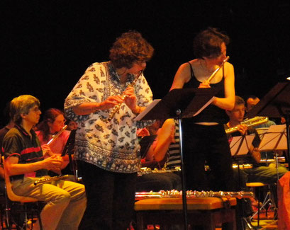 Avec/With Juliette HUREL (2009 - 1rst flute festival in Lyon )