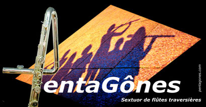 PentaGônes, sextuor de flûtes/Flute sextet - Logo
