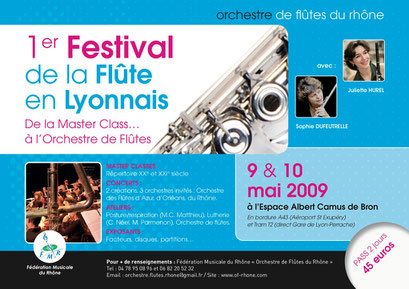 1rst flute festival in Lyon (2009)