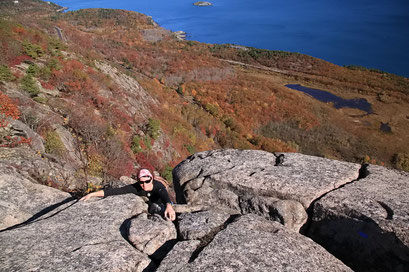 Klettersteig am Champlain Mountain, Acadia N.P., Maine