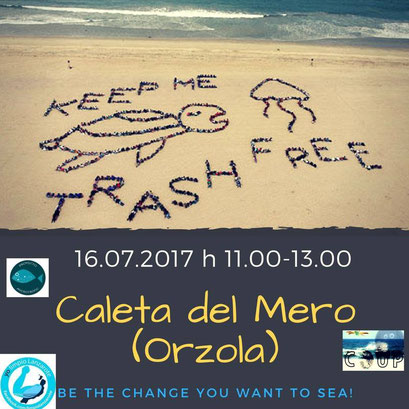 COUP, Lanzarote Limpia, SOS Lanzarote, Beach clean, Limpieza, Playa