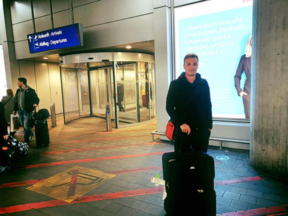 Welcome back! Landung in Düsseldorf