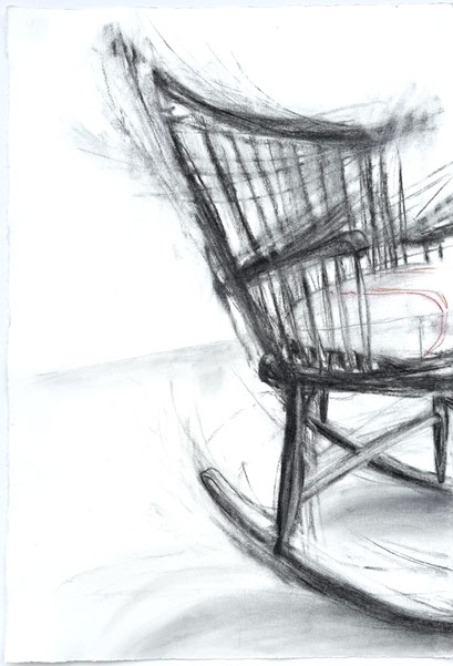 Stühle 4 (Diptychon), 79x54 cm, 2025