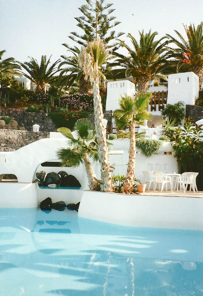 Teneriffa '91 | Hotel «Jardin Tropical».
