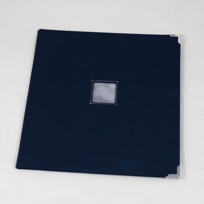 Kirsten Radermacher, coloring study 2024, foil embossing and window at the front