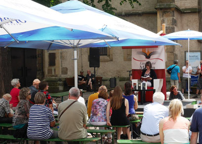 Literaturfest Meißen - Lesung auf dem historischen Heinrichsplatz