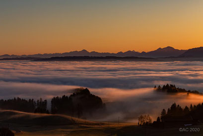 Über dem Nebel im Allgäu