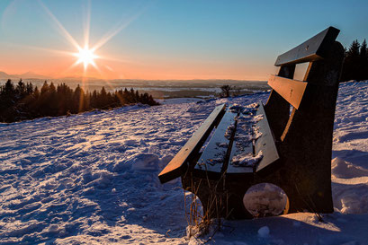 Der kälteste Sonnenuntergang jemals..... mit gefühlten -30 Grad im Wind