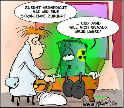 Keiner mag den Atommüll lagern