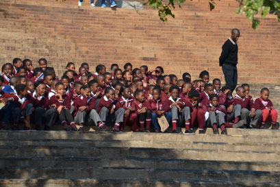 Schoolklas, Voortrekkers Monument, Pretoria, Zuid Afrika (2018)