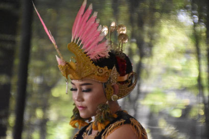 Indonesische danseres in Yogyakarta, Java, Indonesie (2019)