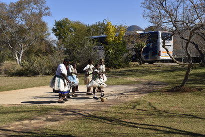 Dansgroep, Bourke's Luck Potholes, Graskop, Mpumalanga, Zuid Afrika (2018)