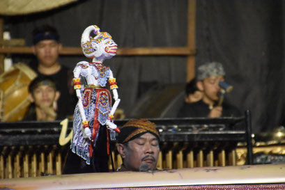 Wayang voorstelling, Saung Angklung Udjo, Bandung, Java, Indonesië (2019)