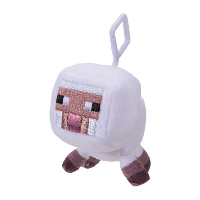 Minecraft Clip Plush (Baby White Sheep)