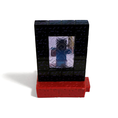 Minecraft Craftable Diorama Figures (Nether Portal)