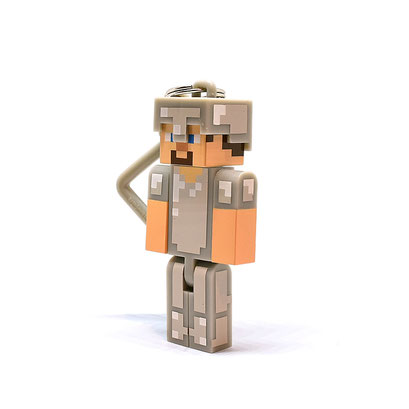 Minecraft Backpack Hangers Series 5 (Iron Armor Steve)