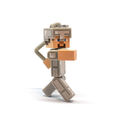 Minecraft Backpack Hangers Series 5 (Iron Armor Steve)