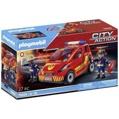 Playmobil - Pompiers et voiturettes