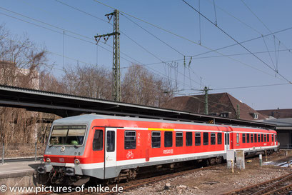 628 445 am 3.3.2018 in Karlsruhe Hbf. als RE 12018 nach Landau / Pfalz