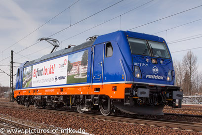 Raildox 187 319 am 18.3.2018 in Pirna
