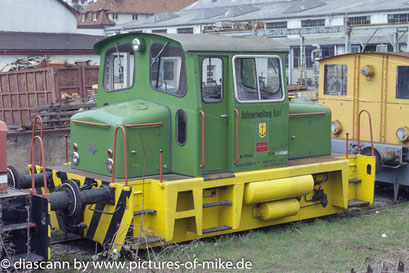 Hafenverwaltung Kehl am 15.3.2000 bei Fa. Gmeinder in Mosbach, Fabrik-Nr. 26203, Bauj. 1963, Typ MB 5 N