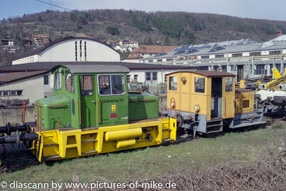 Hafenverwaltung Kehl am 15.3.2000 bei Fa. Gmeinder in Mosbach, Fabrik-Nr. 26203, Bauj. 1963, Typ MB 5 N