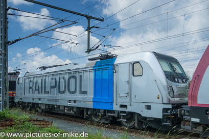 HSL / Railpool 187 307 am 31.5.2017 in Pirna