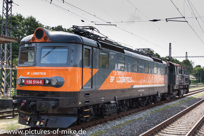 BFL 150 514 am 23.5.2017 in Lovosice. ex CSD 182 087, später nach Polen verkauft und jetzt wieder in CZ im Einsatz