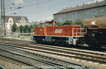 AVG 462 am 4.6.2002 in Bruchsal (Vossloh 2008 / Fabriknummer 5001812).